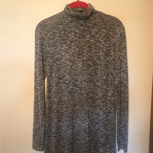 Gray Turtle Neck Dress